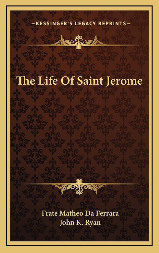 Couverture_The Life Of Saint Jerome