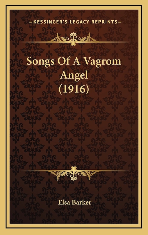 Couverture_Songs Of A Vagrom Angel (1916)