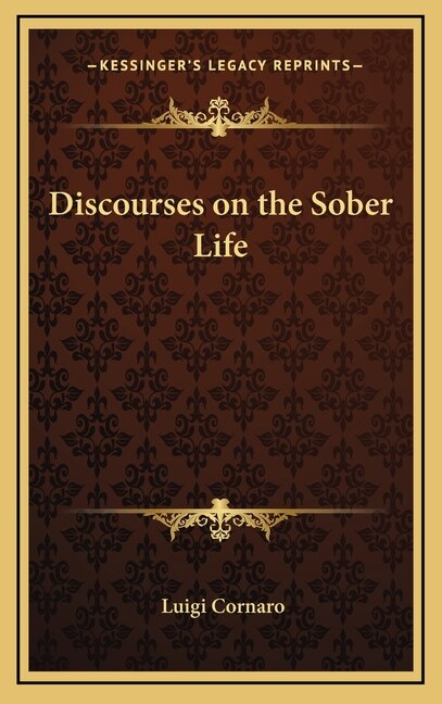 Front cover_Discourses on the Sober Life