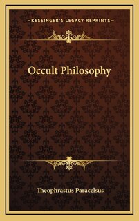 Front cover_Occult Philosophy
