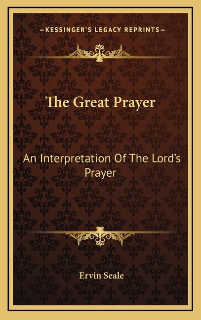 Front cover_The Great Prayer