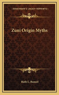 Front cover_Zuni Origin Myths