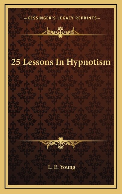 Couverture_25 Lessons In Hypnotism