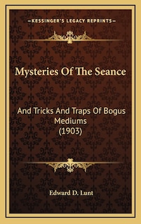 Couverture_Mysteries Of The Seance