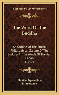 Front cover_The Word Of The Buddha