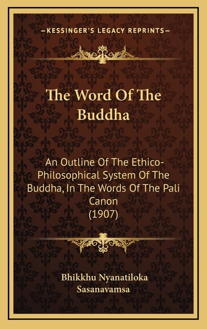 Front cover_The Word Of The Buddha