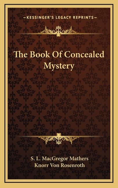 Front cover_The Book Of Concealed Mystery