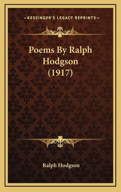 Poems By Ralph Hodgson (1917)