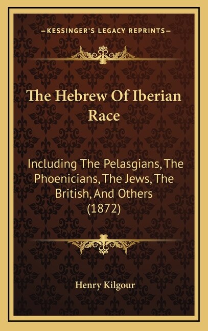 Couverture_The Hebrew Of Iberian Race