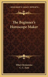 Front cover_The Beginner's Horoscope Maker