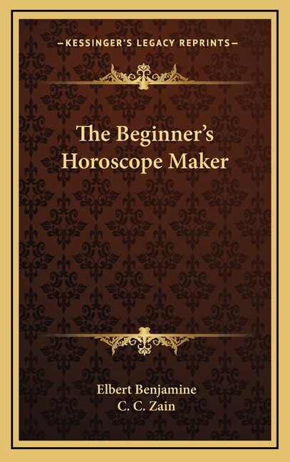 Front cover_The Beginner's Horoscope Maker