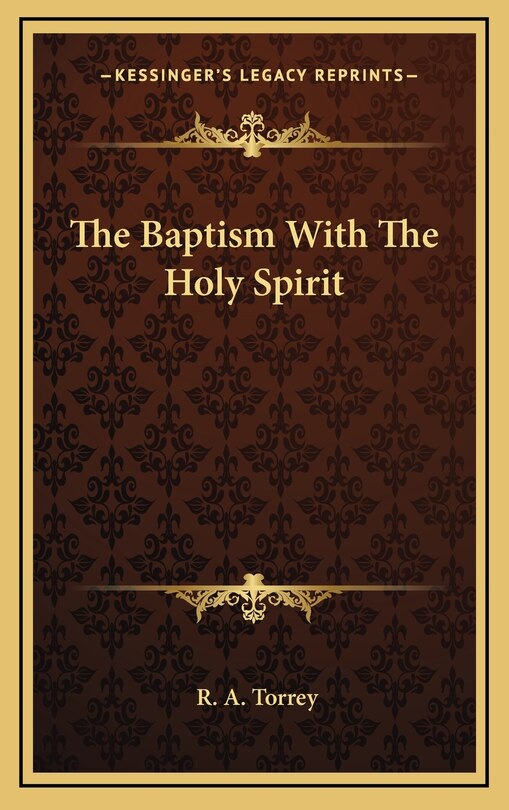 Front cover_The Baptism With The Holy Spirit