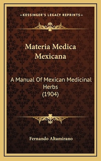 Couverture_Materia Medica Mexicana