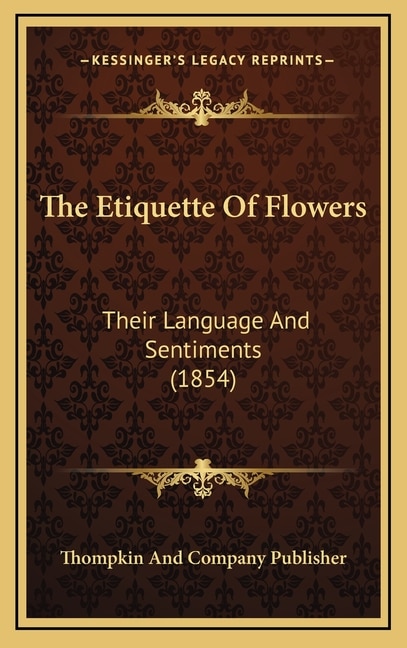 Front cover_The Etiquette Of Flowers