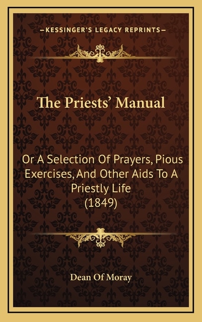 Front cover_The Priests' Manual