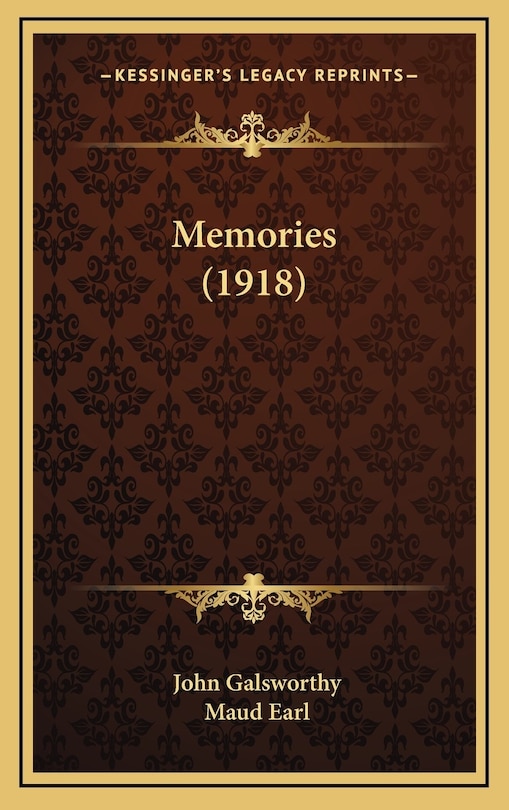 Front cover_Memories (1918)