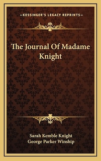Front cover_The Journal Of Madame Knight