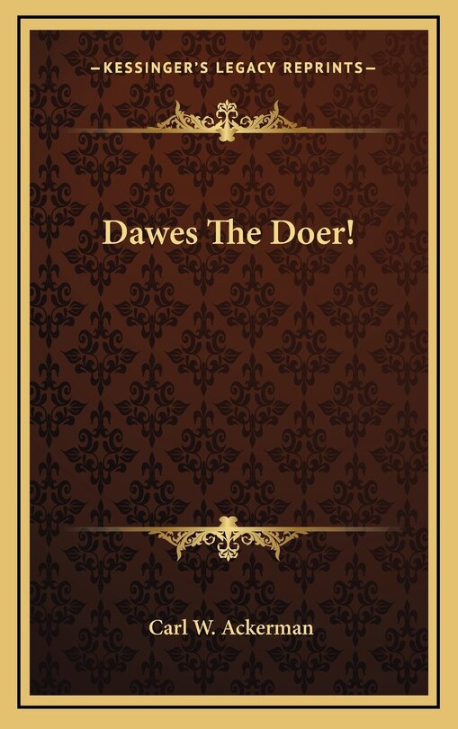 Couverture_Dawes The Doer!