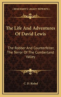 Front cover_The Life And Adventures Of David Lewis
