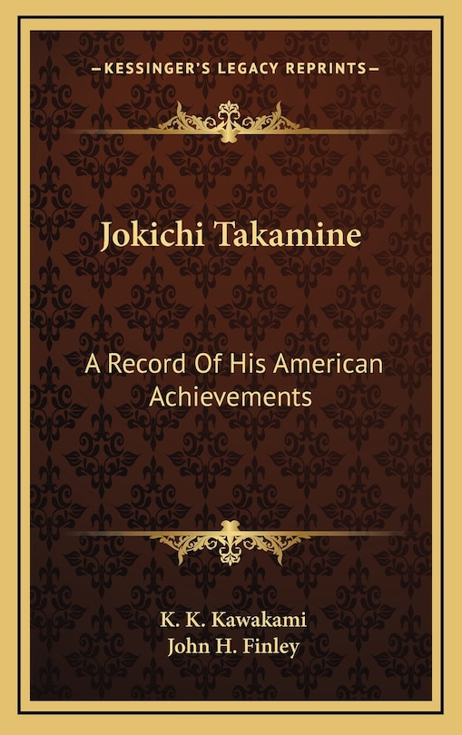 Front cover_Jokichi Takamine