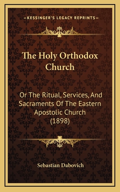 Couverture_The Holy Orthodox Church