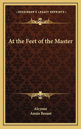 At the Feet of the Master