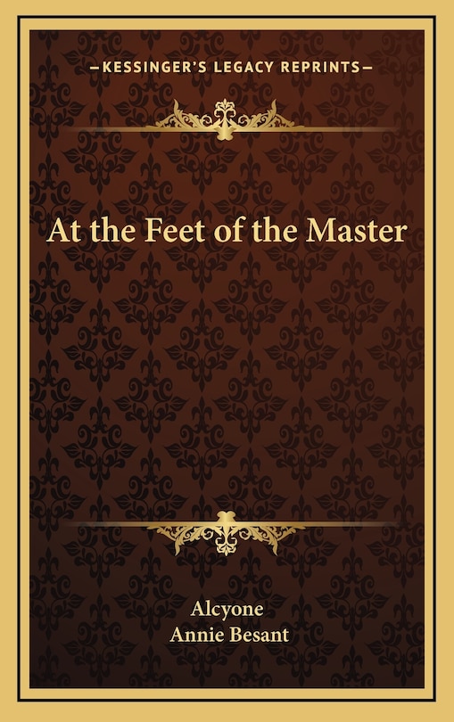Front cover_At the Feet of the Master