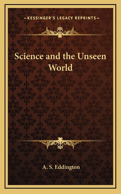 Couverture_Science and the Unseen World