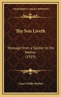 Front cover_Thy Son Liveth