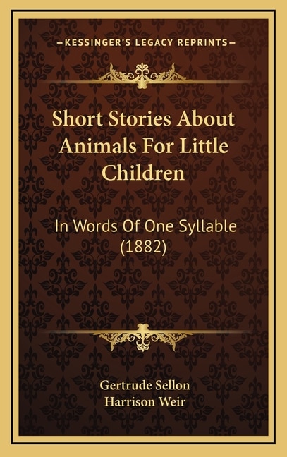 Couverture_Short Stories About Animals For Little Children