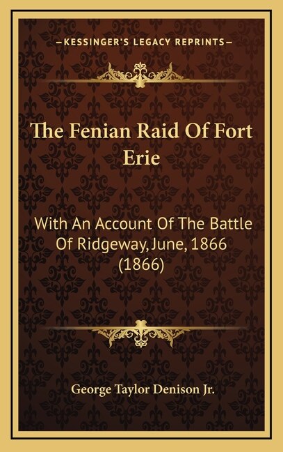 Front cover_The Fenian Raid Of Fort Erie