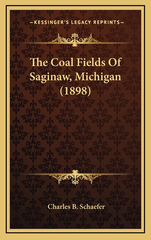 Couverture_The Coal Fields Of Saginaw, Michigan (1898)