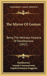 Front cover_The Mirror Of Gesture