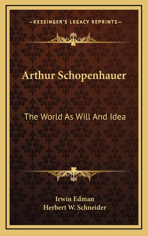 Front cover_Arthur Schopenhauer