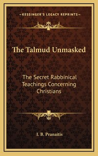 Front cover_The Talmud Unmasked
