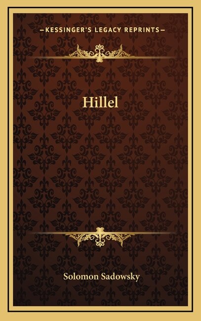 Front cover_Hillel