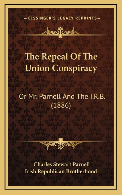 Couverture_The Repeal Of The Union Conspiracy
