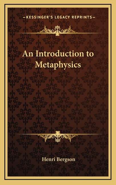 Front cover_An Introduction to Metaphysics