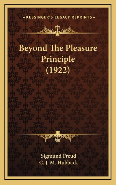 Front cover_Beyond The Pleasure Principle (1922)