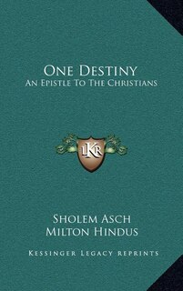Couverture_One Destiny
