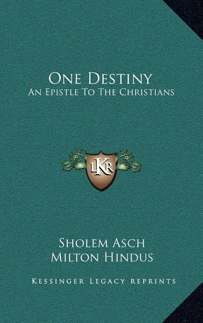 Couverture_One Destiny