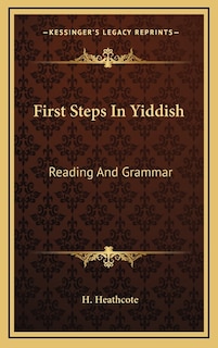 Couverture_First Steps In Yiddish