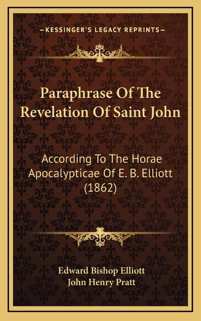 Couverture_Paraphrase Of The Revelation Of Saint John