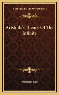 Front cover_Aristotle's Theory Of The Infinite