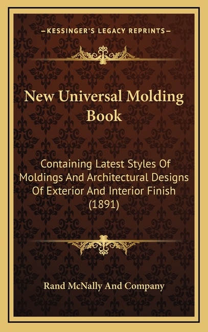 Front cover_New Universal Molding Book