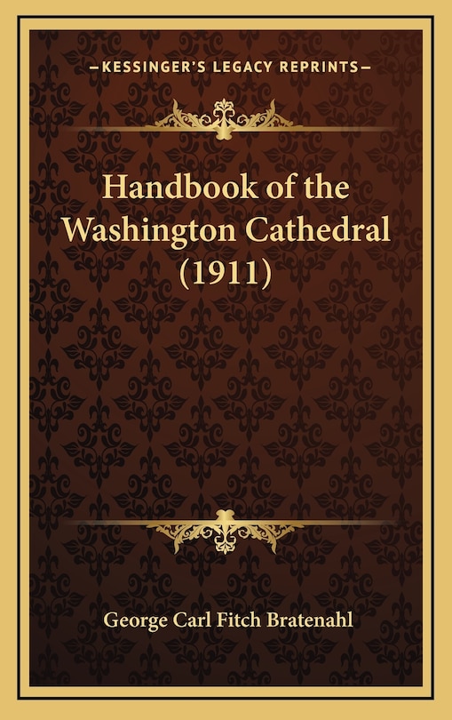 Front cover_Handbook of the Washington Cathedral (1911)