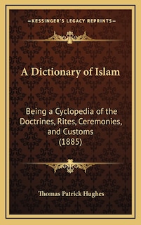 Couverture_A Dictionary of Islam