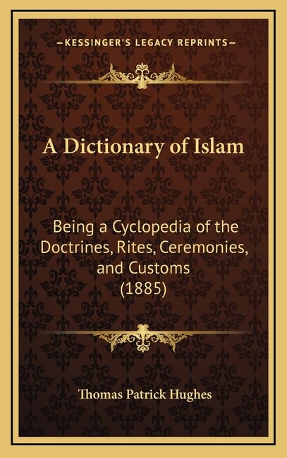 Couverture_A Dictionary of Islam