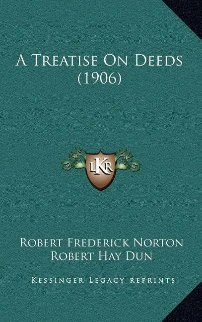 Couverture_A Treatise On Deeds (1906)