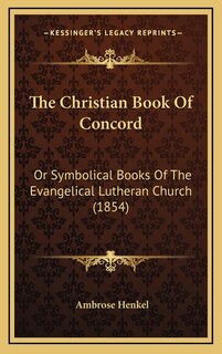 Front cover_The Christian Book Of Concord